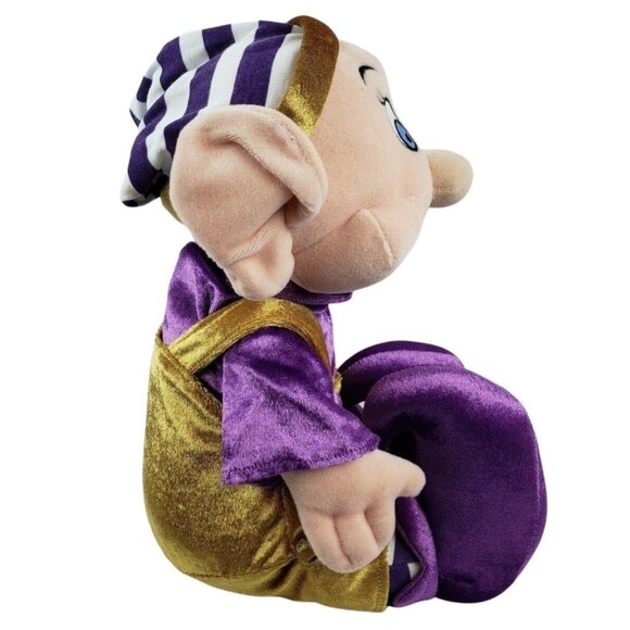 Disney Store Snow White The Seven Dwarfs Dopey 12 inch Plush Christmas Elf Toy - Picture 3 of 11